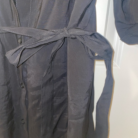 Roll Sleeve Utility Maxi Shirtdress - Picture 3 of 13